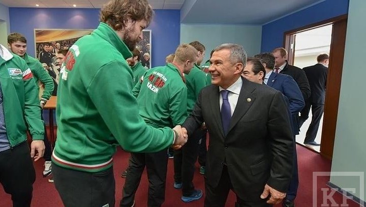 Президент Татарстана поздравил команду с завоеванием третьего в ее истории Кубка Гагарина.