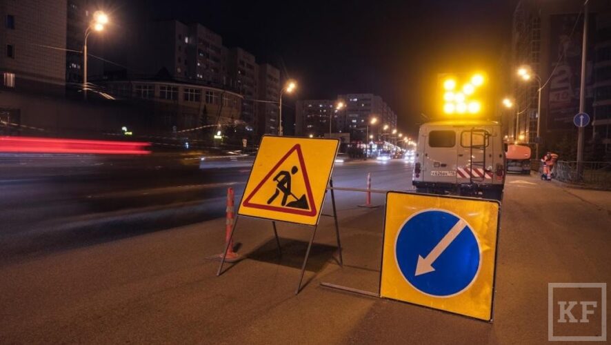 Улица Меховщиков в Казани частично перекрыта в связи с прокладкой временной теплотрассы после обрушения котельной на Портовой