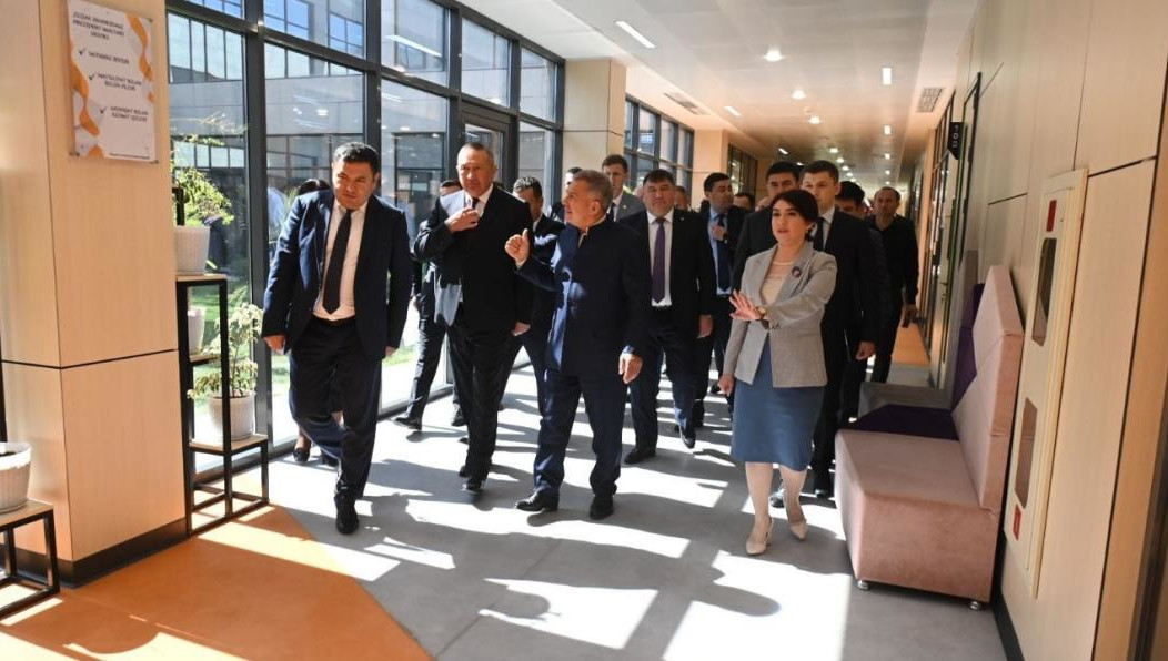 Президенту Татарстана покaзали учeбные классы
