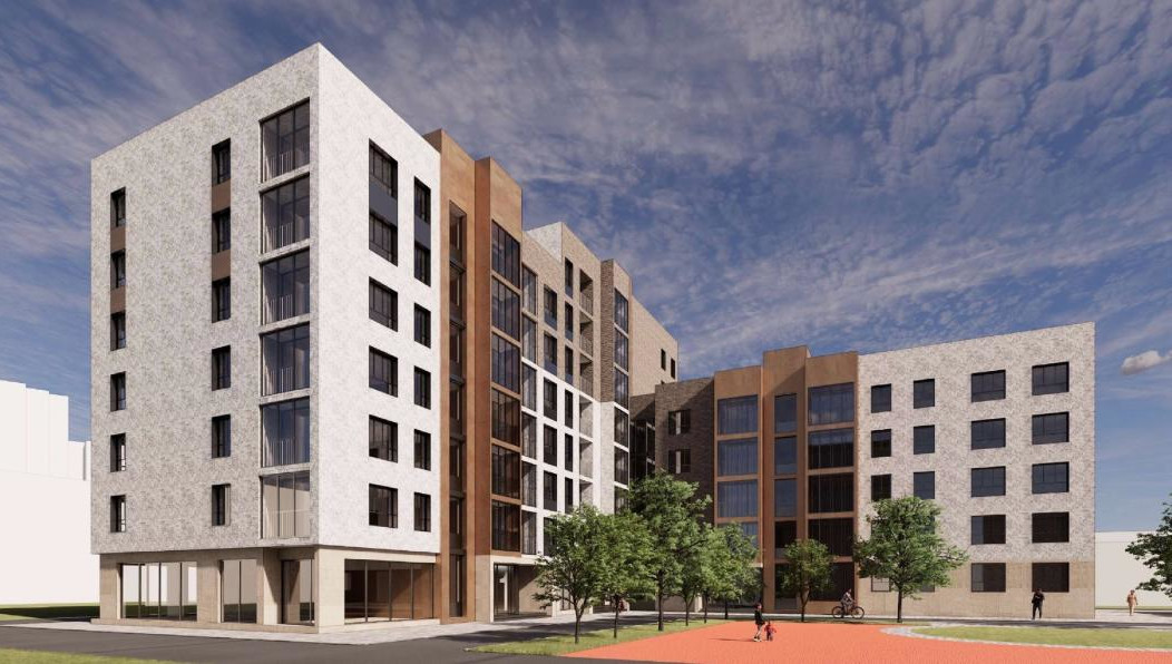 На территории оборудуют спортивную и детскую площадки