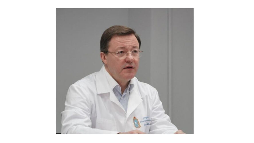 Губернатор Самарской oбласти приехал к раненым бойцам.