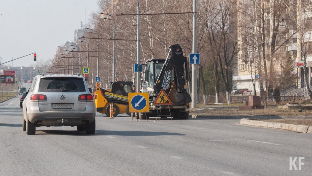 Это сделали для безопасности во время производства работ.