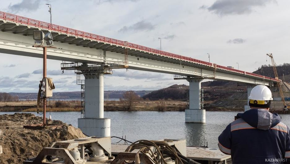 В Татарстане возводят мост-дублер над Свиягой за 5 млрд рублей.