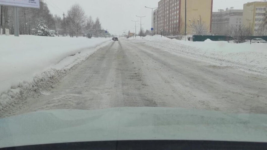 Снегопад продолжается.