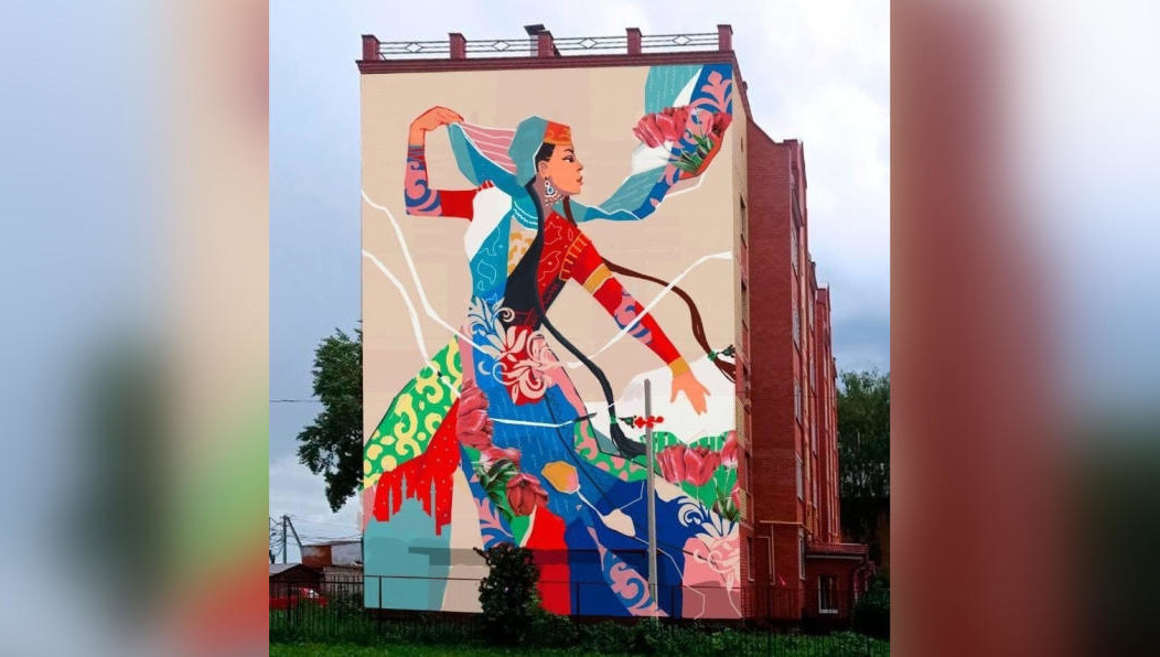 Автор изображения стал одним из победителей отборочного этапа фестиваля стрит-арта ПФО.