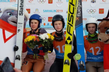Данил Садреев занял первое место в соревнованиях по прыжкам на лыжах с трамплина
