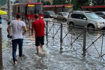Улицы в татарстанской столице снова «плывут».