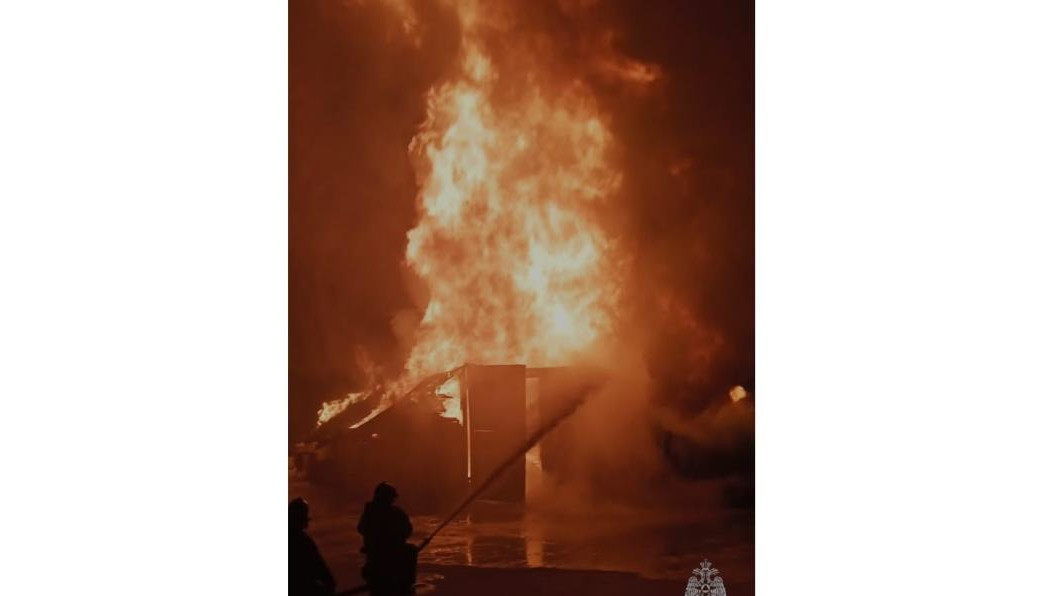 Площадь пожара составила 560 кв.м.