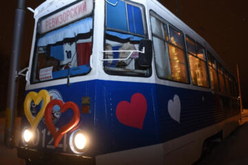 «Трамвай влюбленных» курсировал в автограде впервые.