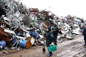 Свалку строительного мусора и промышленных отходов обнаружили экологи во время облёта Альметьевска