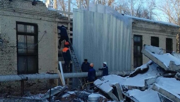 ​Специалисты продолжают проводить восстановительные работы в связи с обрушением котельной на улице Портовая в столице Татарстана