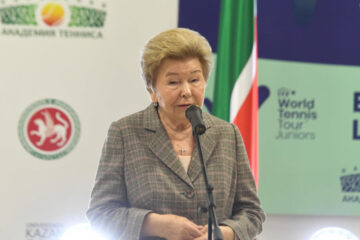 Жена первого президента высоко оценила теннисные соревнования в столице Татарстана.