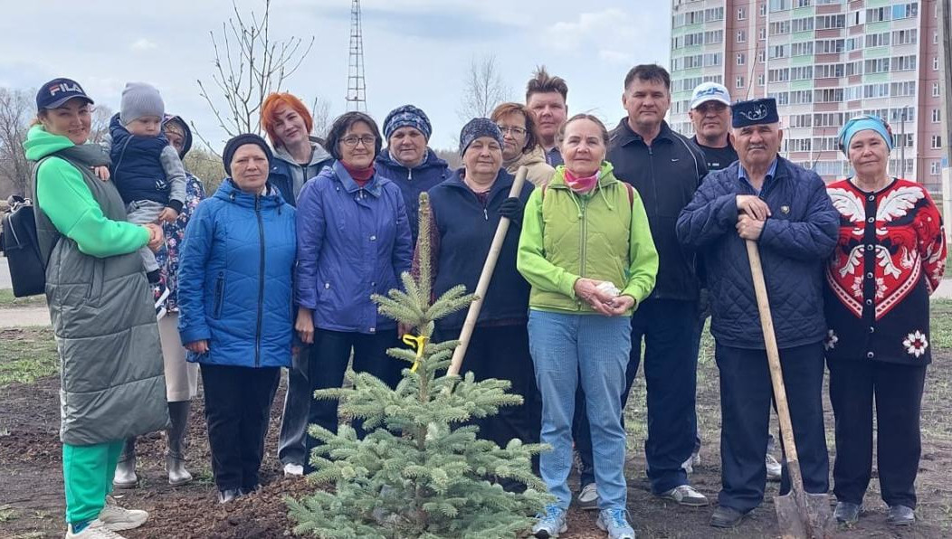 За саженцами они ездили в челнинский питомник.