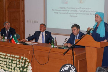 Президент Татарстана находится в Самарканде с двухдневным рабочим визитом.