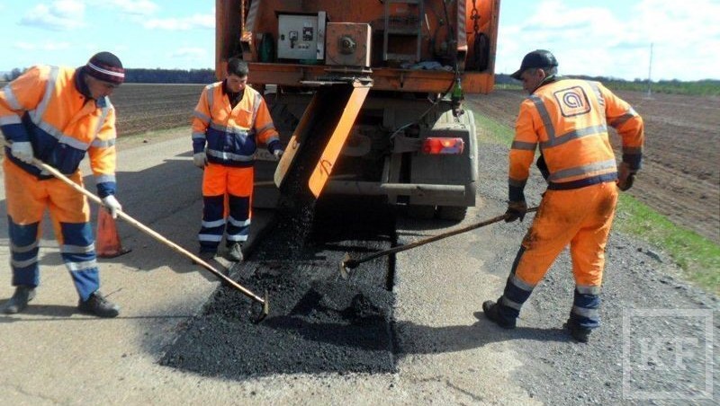 Ямочный ремонт в Татарстане на сегодняшний день проведен на 133 000 кв. м дорог