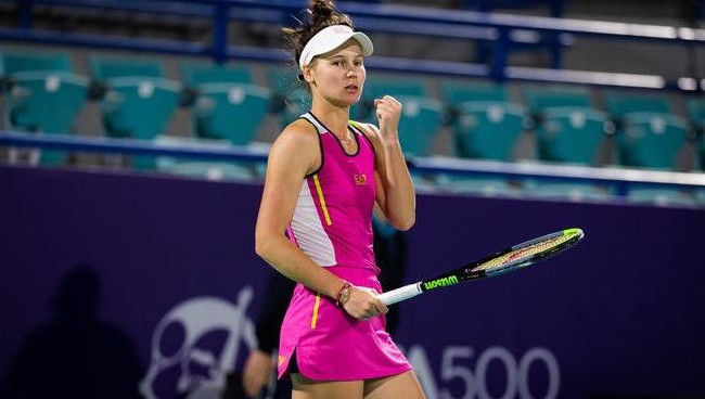 Россиянки обыграли пару Бертенс/Схюрс.