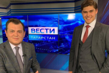 Почти год он практиковался в журналистике на телеканалах Татарстана.