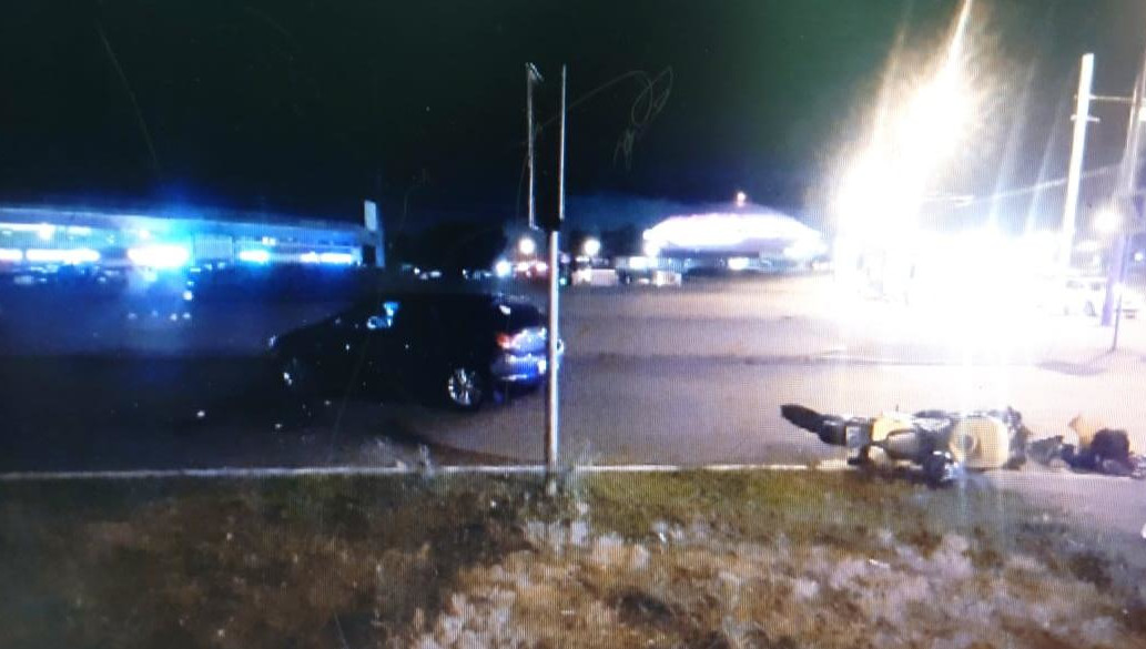 Он не уступил проезд автомобилю и получил сильные травмы.