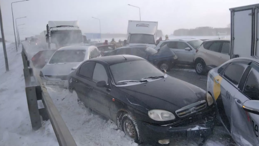 Авария произошла на трассе в Башкирии.