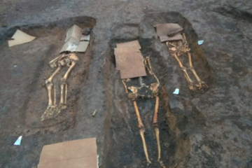 Древнее кладбище нашли на территории Аксубаевского района.