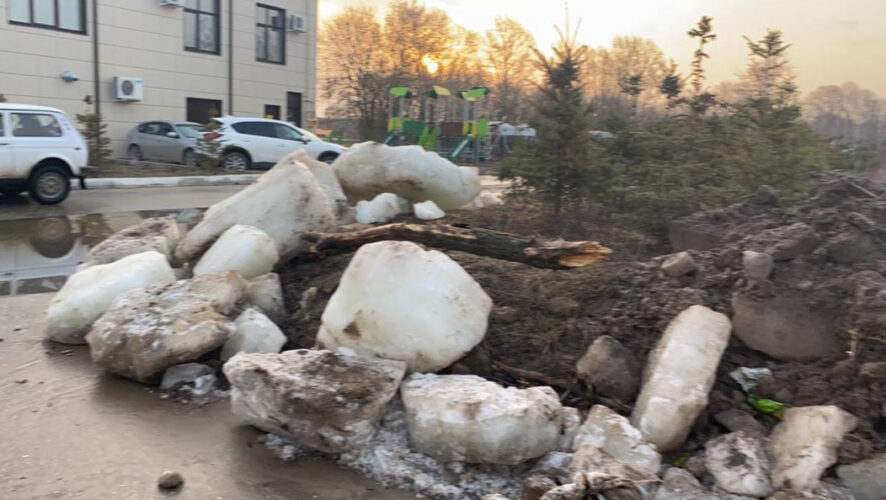 Затопленные участки освободили от воды.