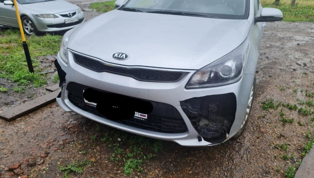 Пострадали Land Rover и Kia Rio.