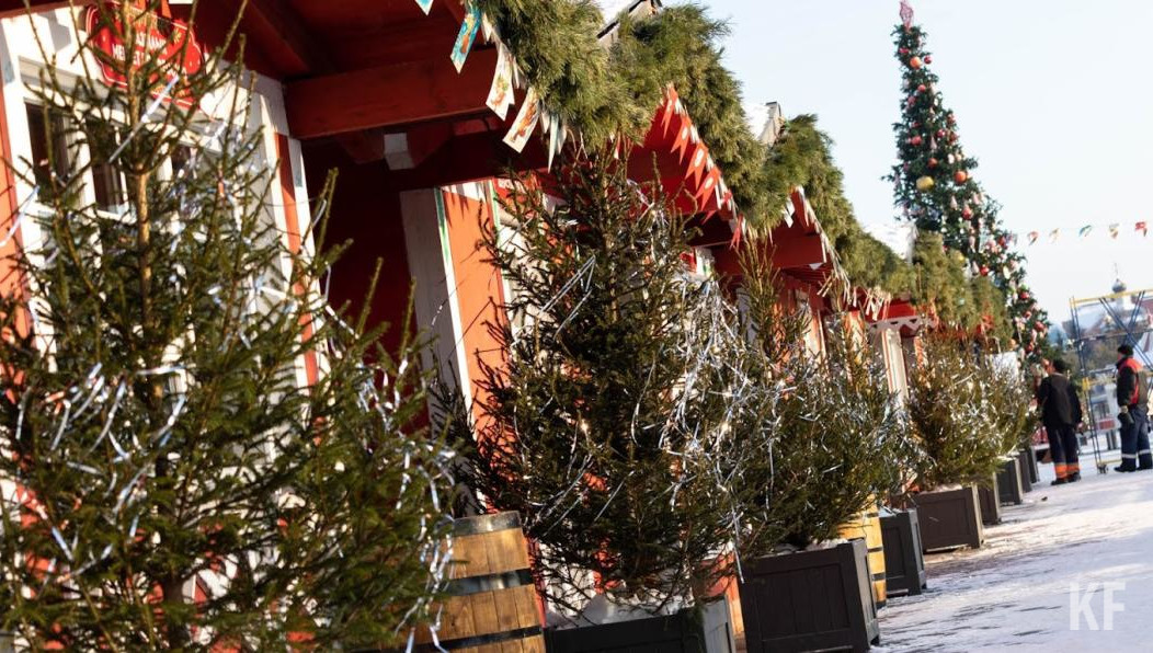 Многие люди уже перешли на искусственные елки.