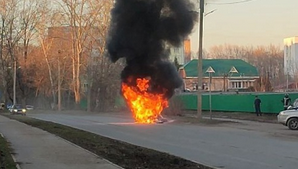 Мотолюбитель не пострадал.