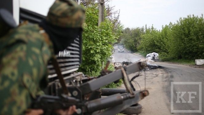 Войска Национальной гвардии Украины в Краматорске начали двигаться в сторону горисполкома