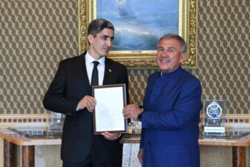 Атадурды Байрамов завершает свою работу в Казани в связи с назначением на должность посла Туркменистана в Японии.