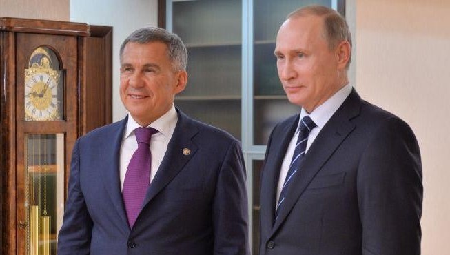 Глава Татарстана Рустам Минниханов выступил в поддержку Владимира Путина
