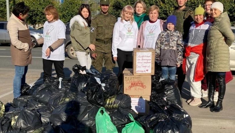 Представители съездили в Казань и передали необходимо мобилизованным.