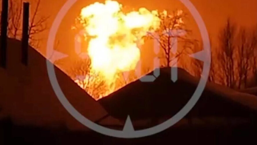 Пожар произошёл в связи с разрывом в соединении береговой части и подводной.