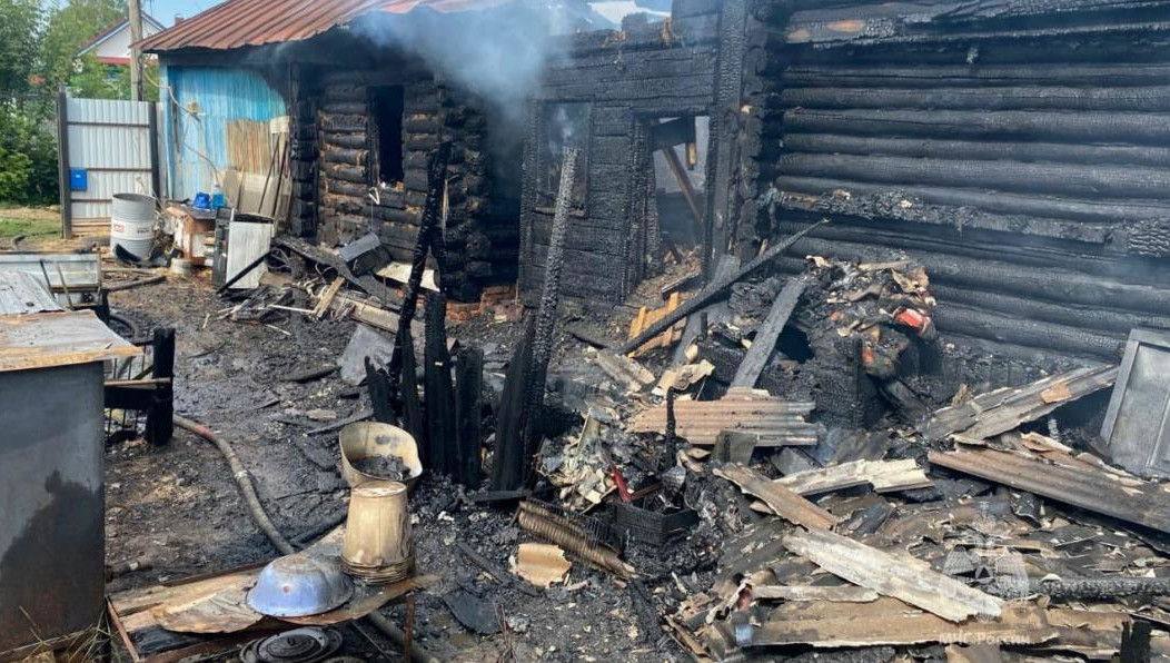 С ожогами на голове