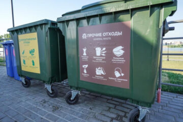 Только в этом году в рамках президентской программы «Наш двор» было введено в эксплуатацию 58 контейнерных площадок для раздельного накопления отходов.