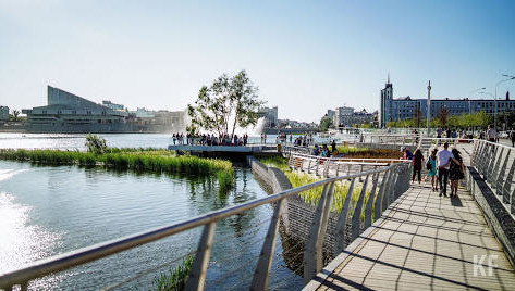 Столица Татарстана заняла восьмое место в топе популярных мест для отдыха вдвоем.