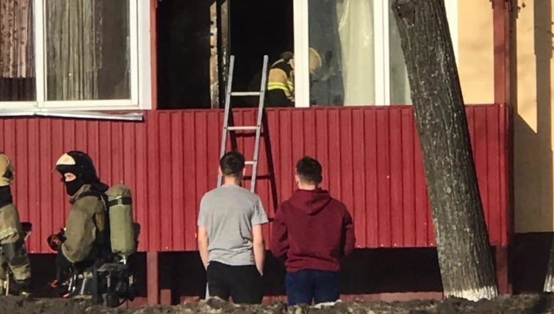 Дети играли на спортплощадке