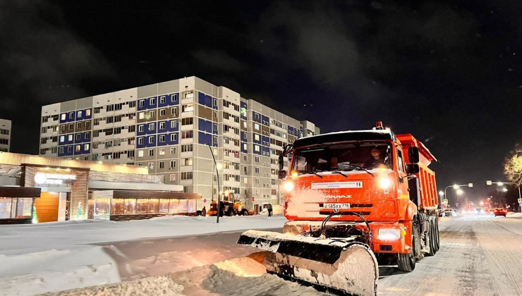 Ночью привели в порядок основные дороги.