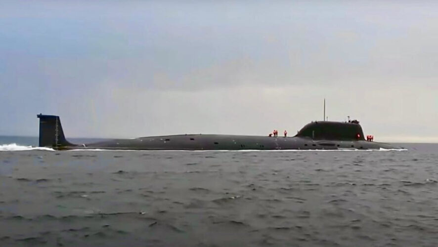 Субмарина вернулась в Северодвинск.