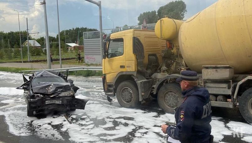 В ДТП пострадали два человека.