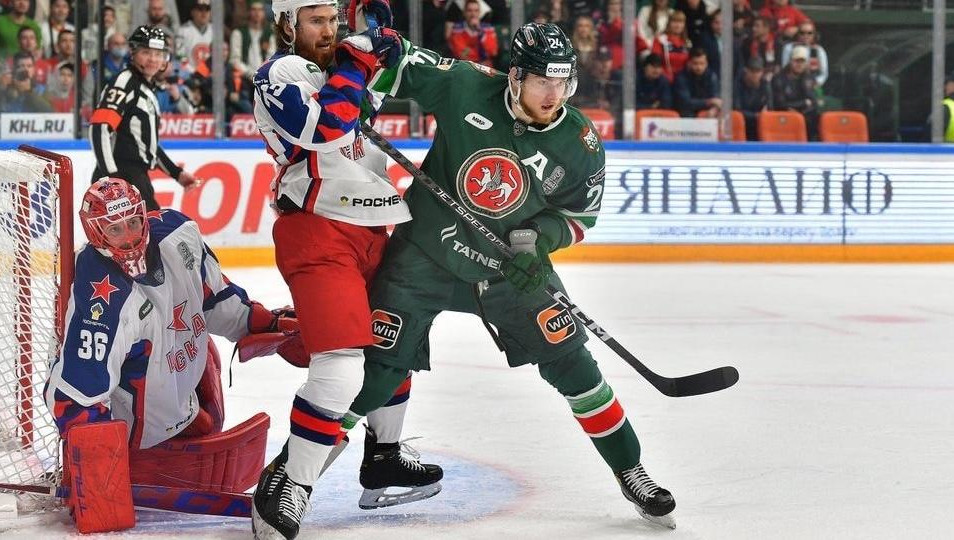 Казанцы обыграли московский ЦСКА со счетом 4:1.