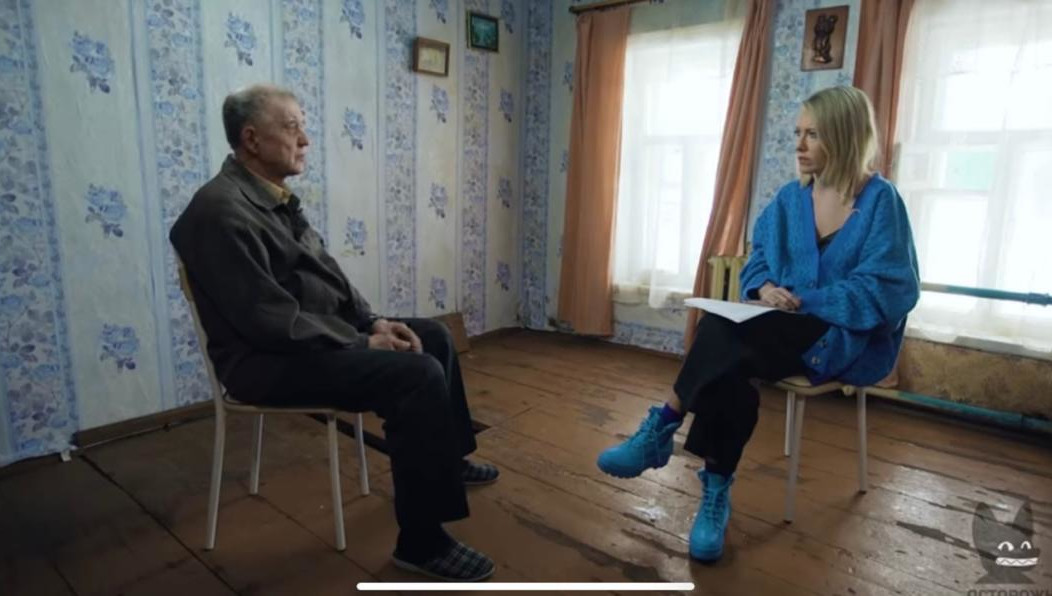Юморист высмеял Ксению Собчак за интервью с Виктором Моховым.