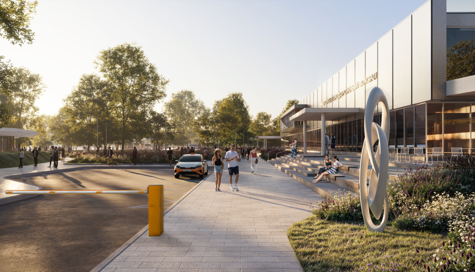 Вход в центр городской культуры и ТПУ