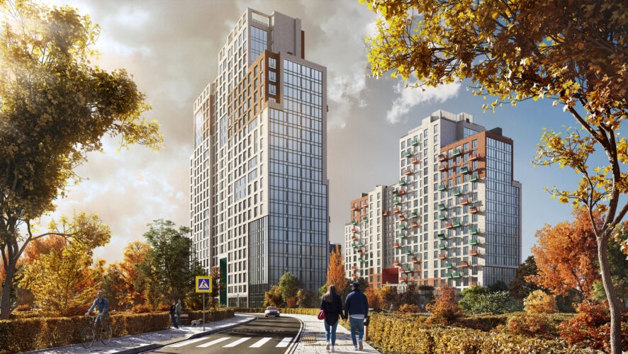 Общий боковой фасад 1 Общий боковой фасад 1