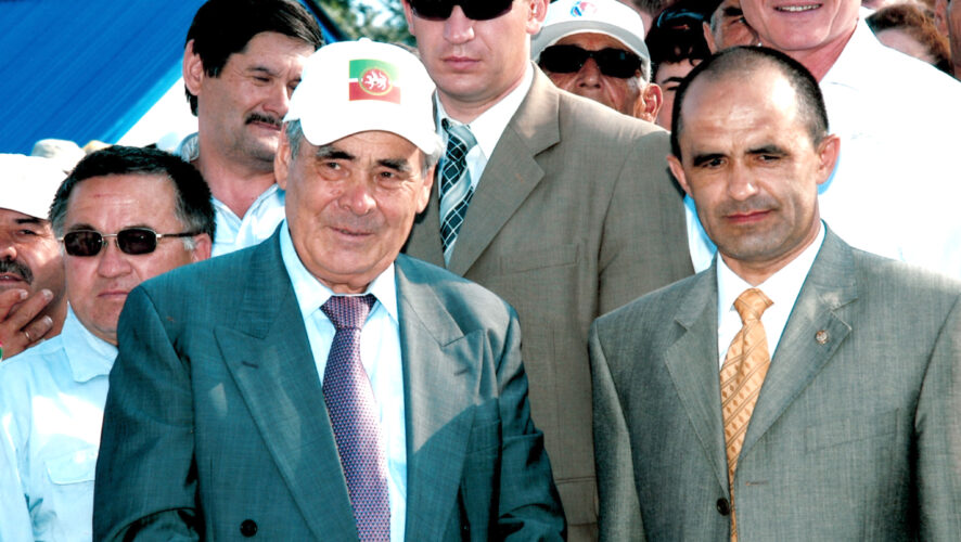 Минтимер Шаймиев и Энгель Фаттахов. Фото: tatarstan.ru