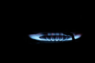 газовая плита, газ