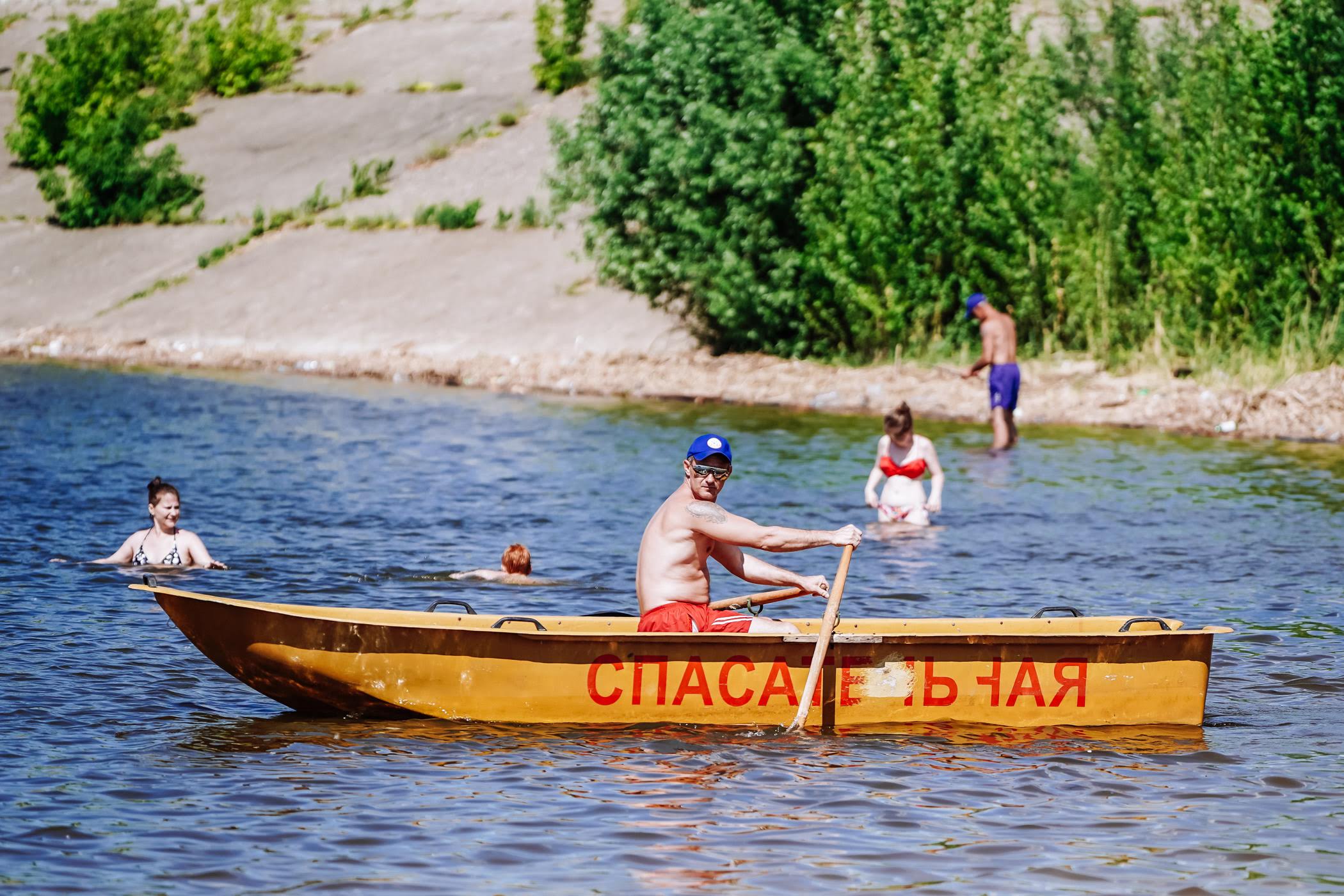 Казанка, река, спасатель