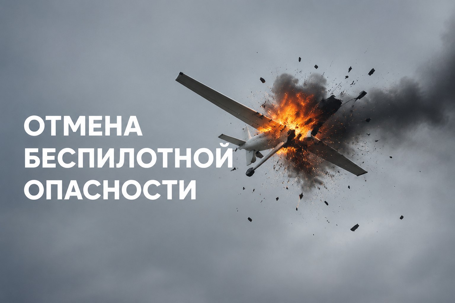 В Татарстане сняли режим опасности атаки беспилотников